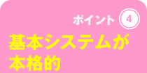 基本システムが本格的